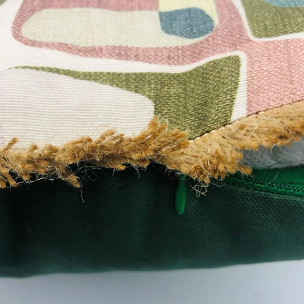 Coussin carré, Housse et Insert. Modèle « Andréa »