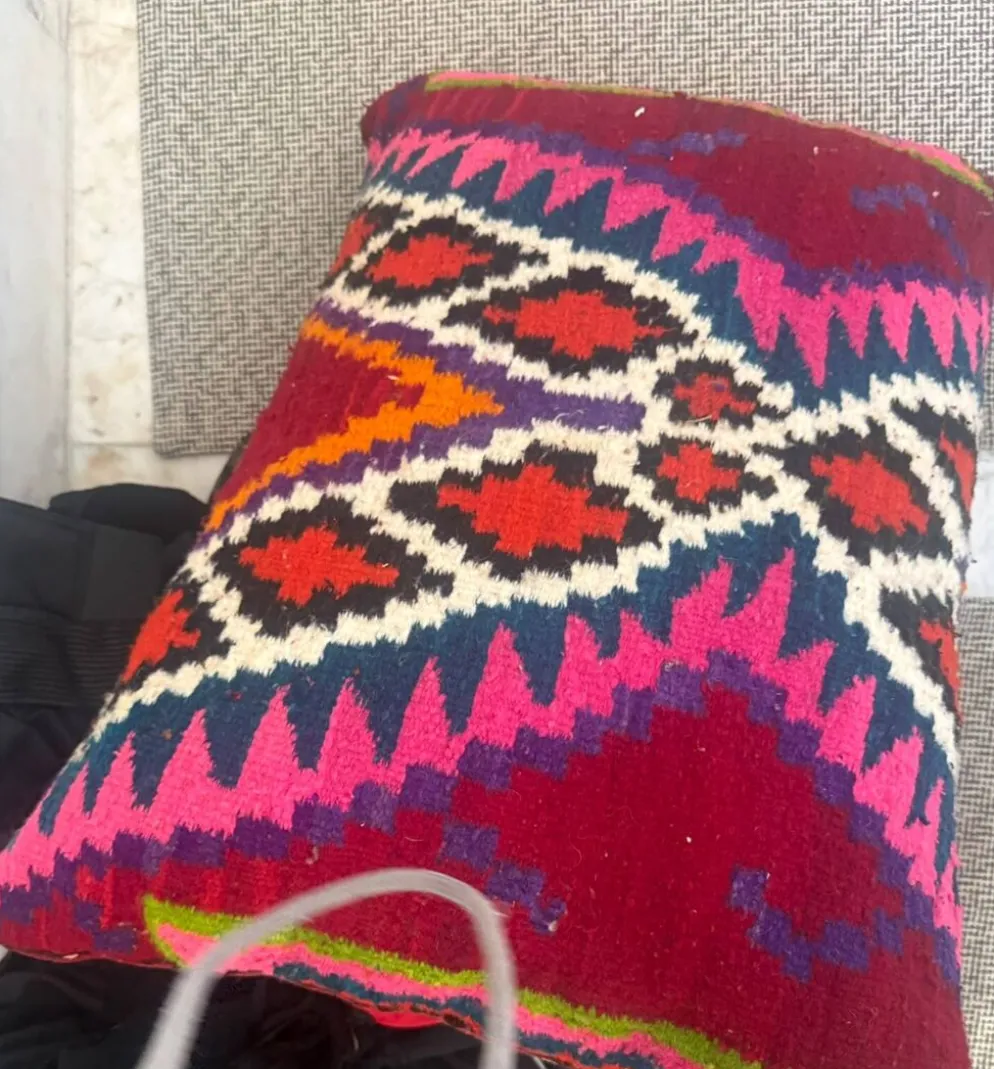 Coussin en kilim turc 50x70