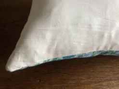 Coussin en vrai Liberty 1960 à fleurs