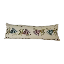 Coussin exceptionnel en teinture grecque vintage tissée à la main.
