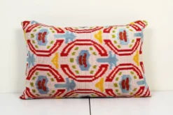 Coussin Ikat velours