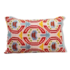 Coussin Ikat velours