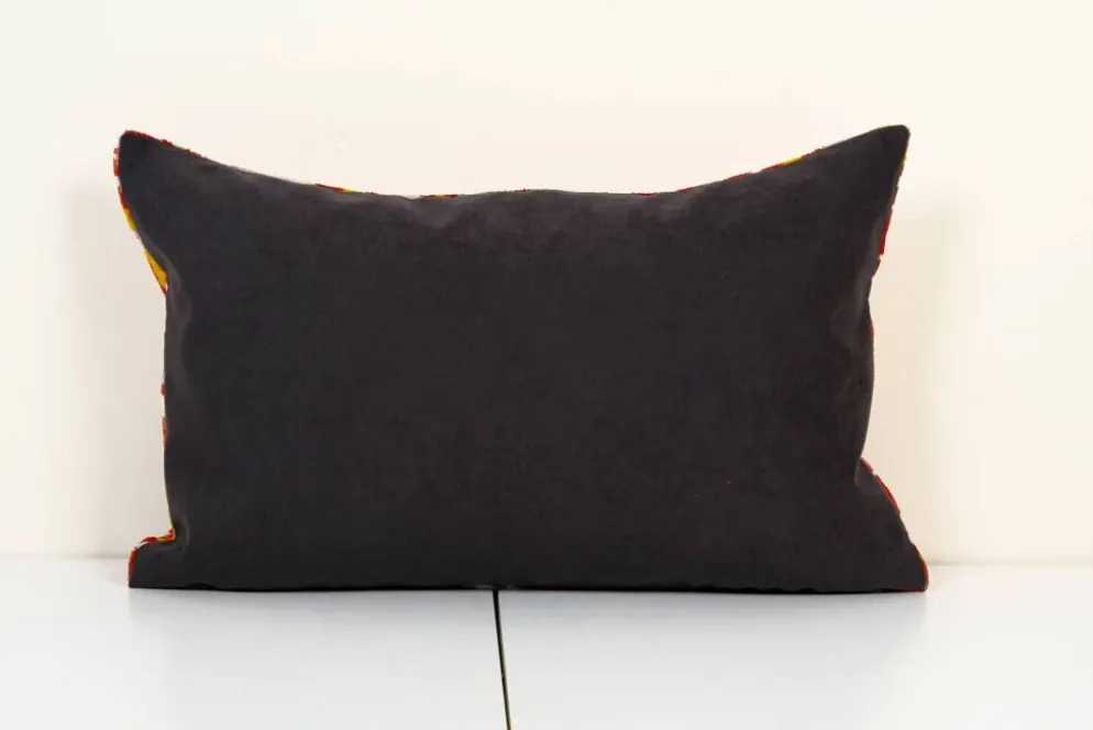 Coussin Ikat velours