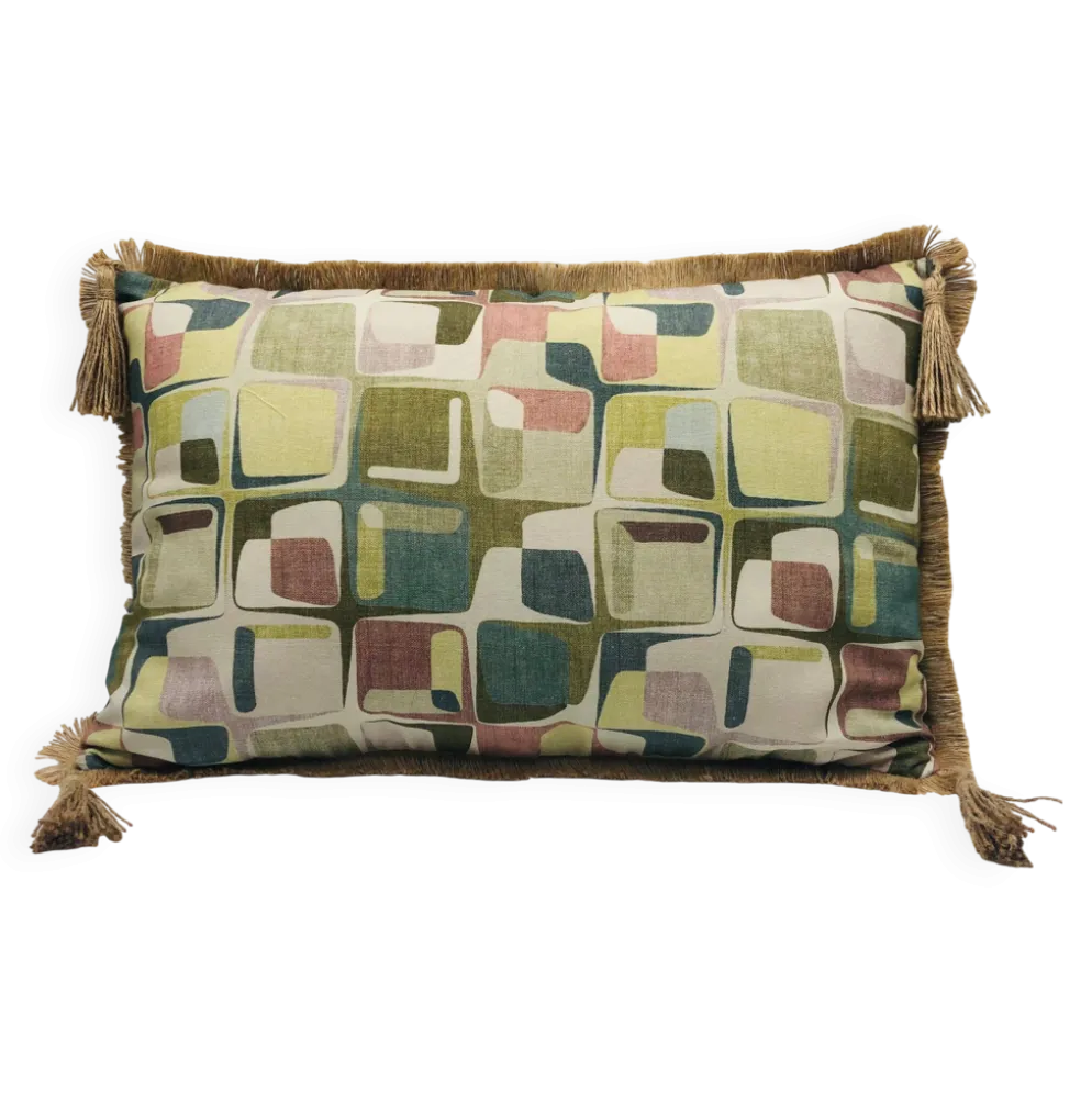Coussin rectangulaire, housse et insert. modèle « erica »