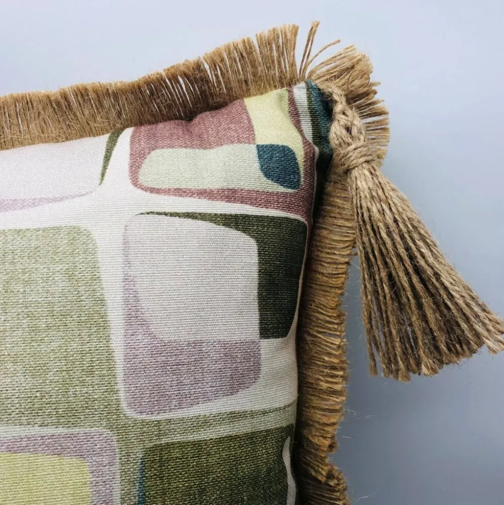 Coussin rectangulaire, housse et insert. modèle « erica »