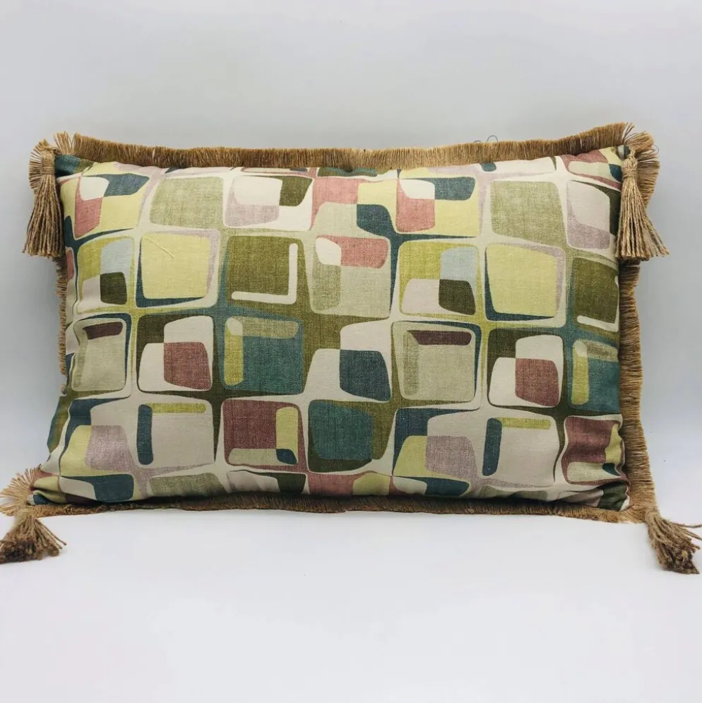 Coussin rectangulaire, housse et insert. modèle « erica »