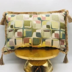 Coussin rectangulaire, housse et insert. modèle « erica »