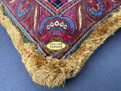 4 coussins Atelier Versace, Versace Home par Gianni Versace pour Versace Italie, années 1990