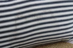Coussin toile rayée