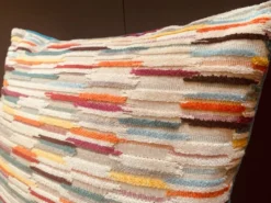 Coussin velours jacquard 40x40cm
