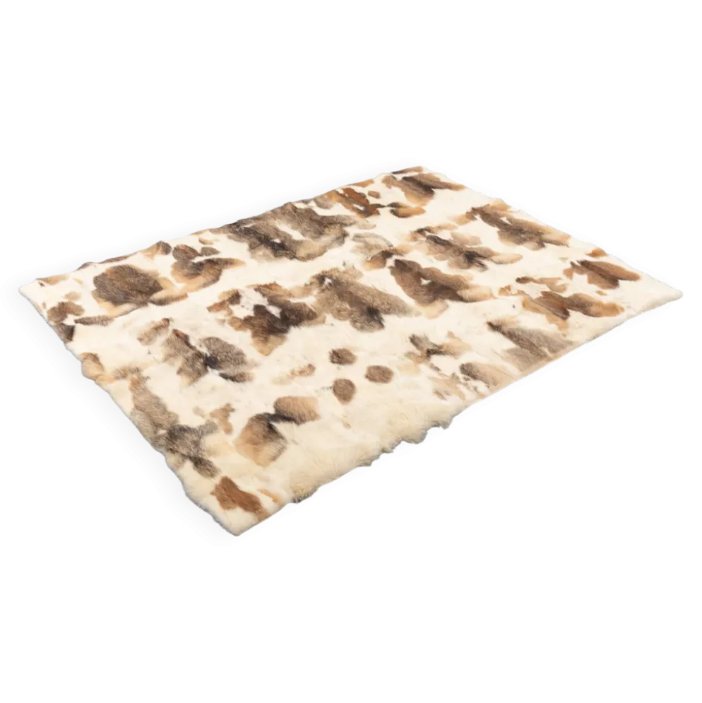 Couverture/tapis en fourrure design italien de Pietro Bruno