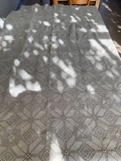 Couvre lit au crochet