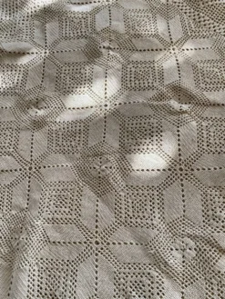 Couvre lit au crochet