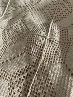 Couvre lit au crochet