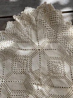 Couvre lit au crochet