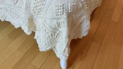 Couvre lit 2 personnes crochet fait main