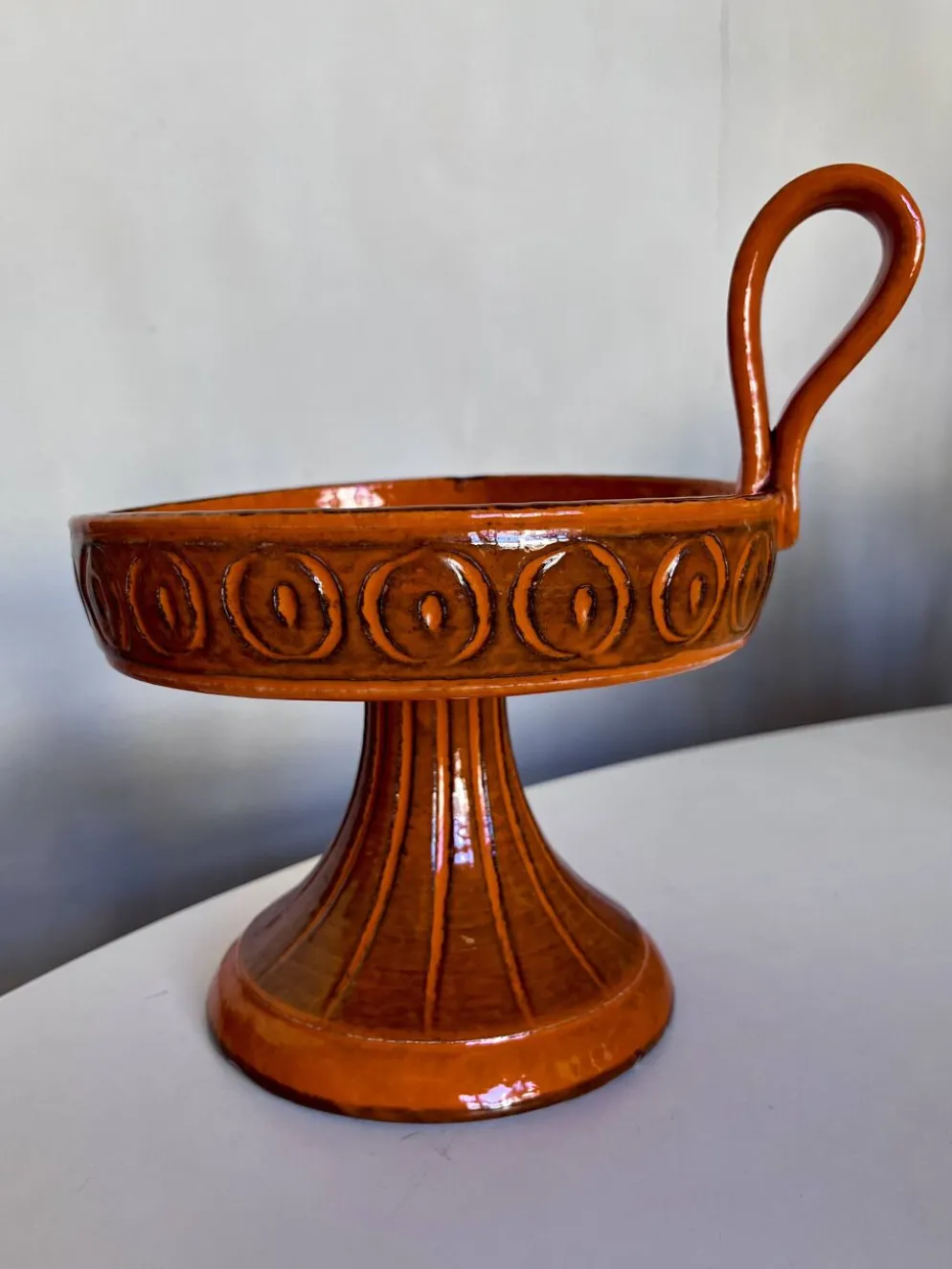 Céramique, centre de table Aldo Londi pour Bitossi XXL, 1960