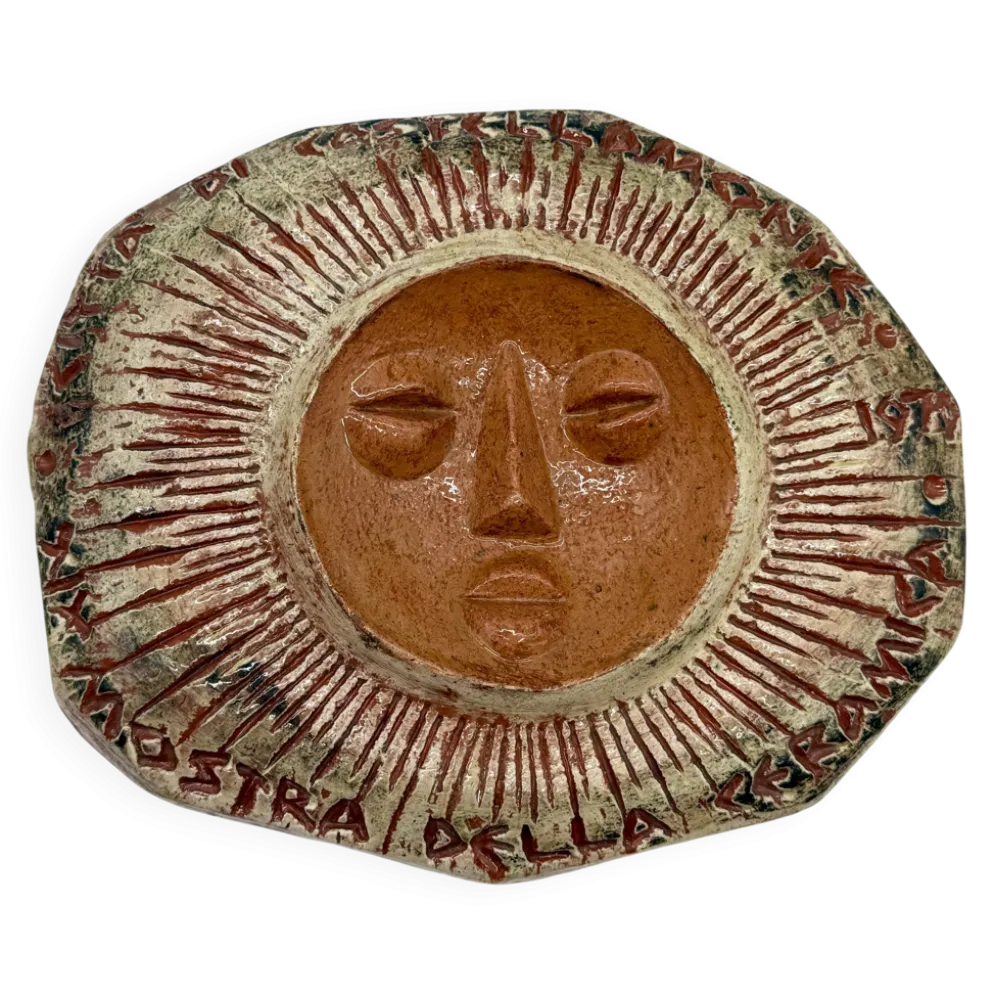 Céramique murale "Soleil" — Clizia (Mario Giani), 1979