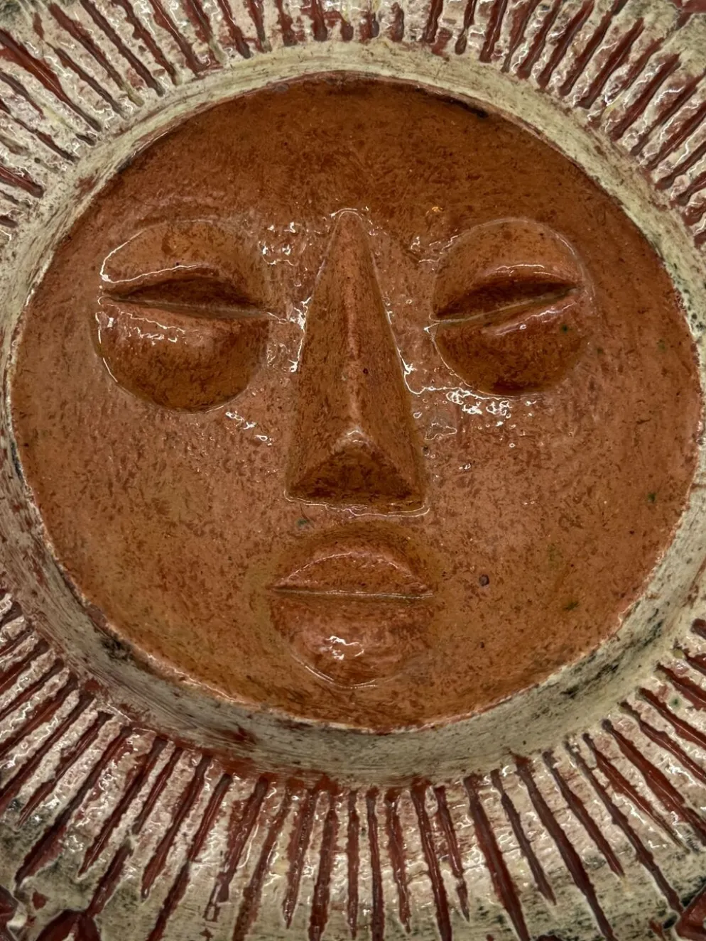 Céramique murale "Soleil" — Clizia (Mario Giani), 1979