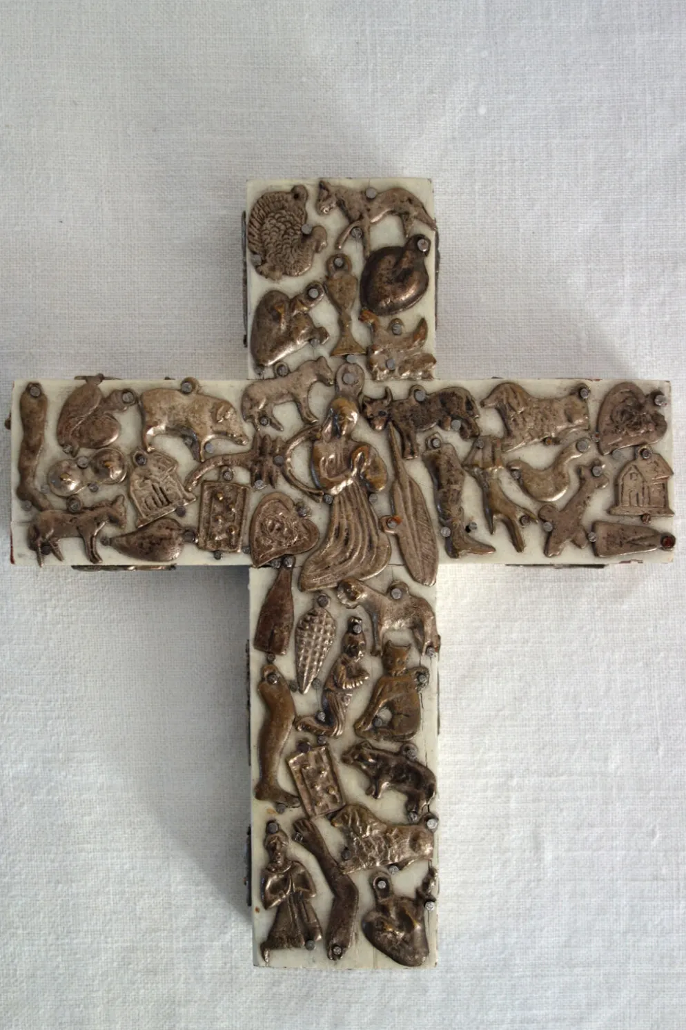Croix Milagro par Estela Ogazon Art folklorique religieux, Mexique