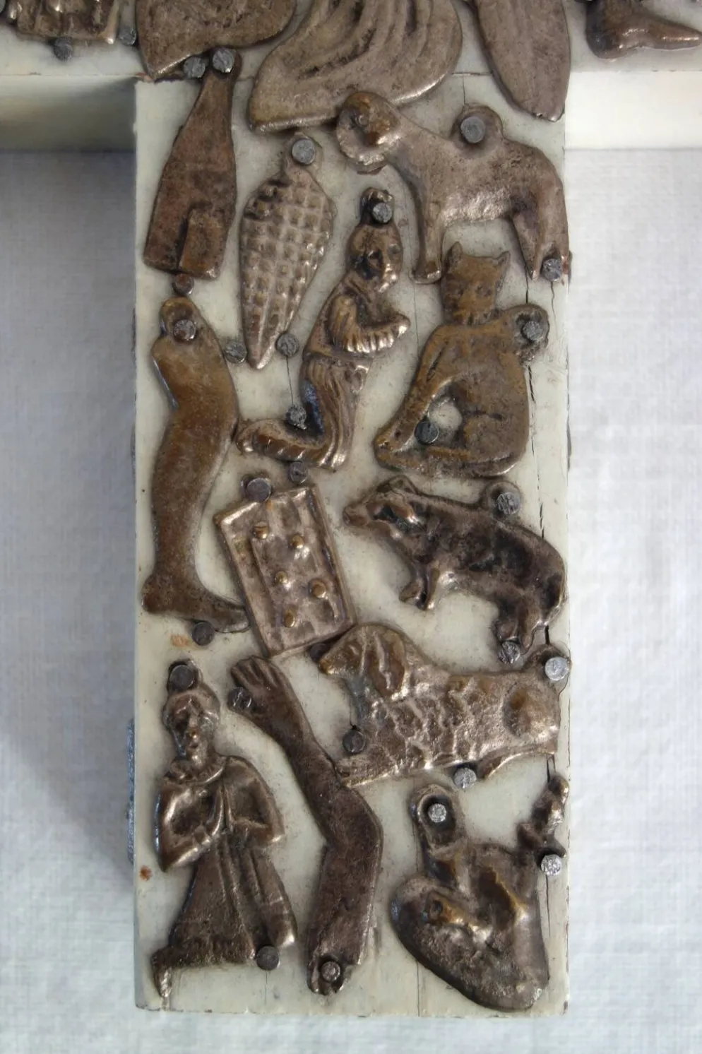 Croix Milagro par Estela Ogazon Art folklorique religieux, Mexique