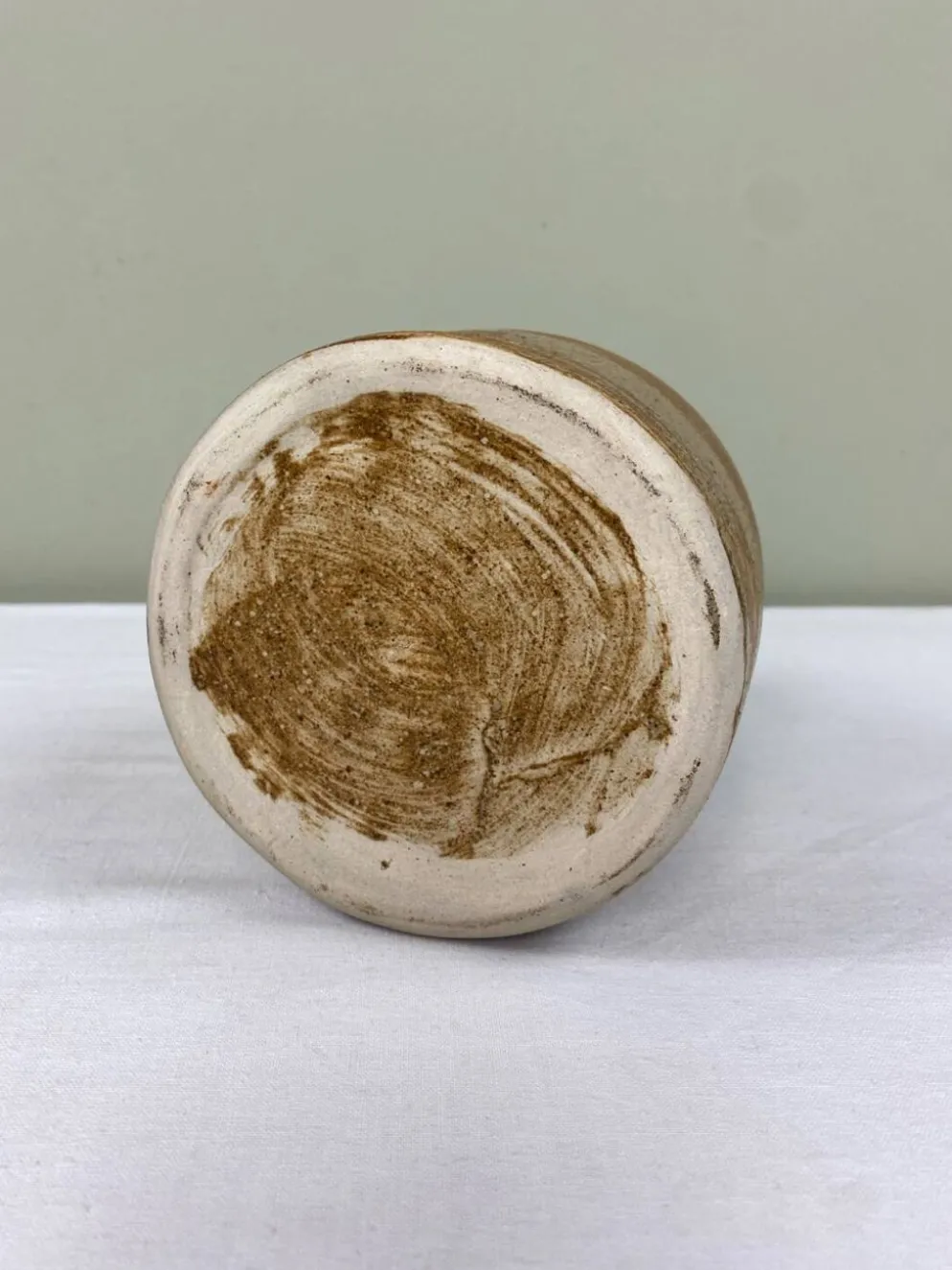 Cruche en grès vernissé