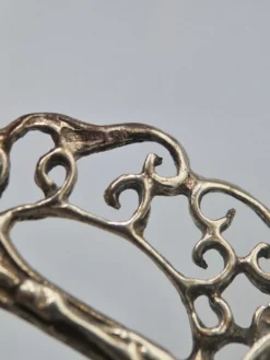 Cuillère coquille en argent 800 religieuse Italie Padoue années 1950