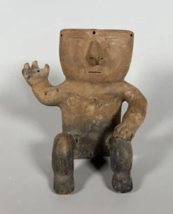 Culture Quimbaya, Colombie circa 500-1500 apr. J-C. Sculpture d'un chef