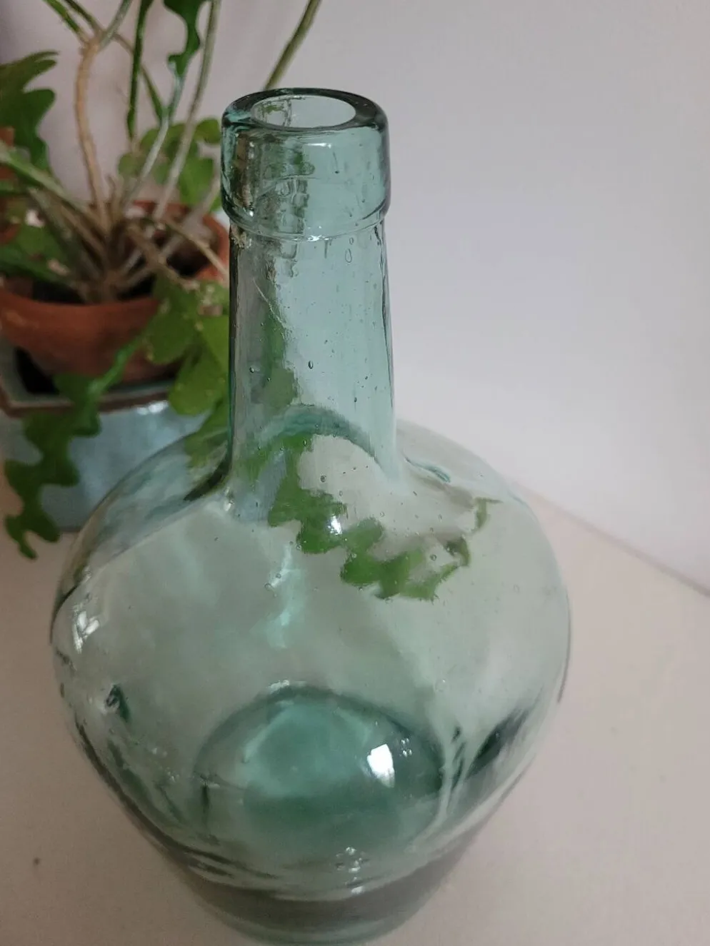 Dame-jeanne bleu turquoise