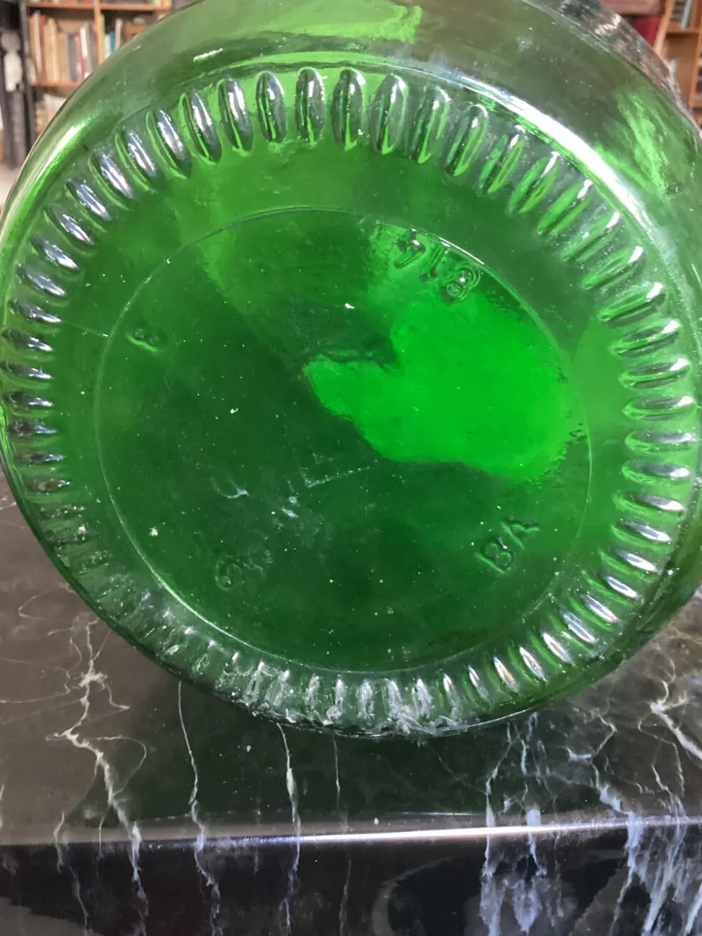Dame -jeanne bonbonne couleur verte foncé - 6 litres