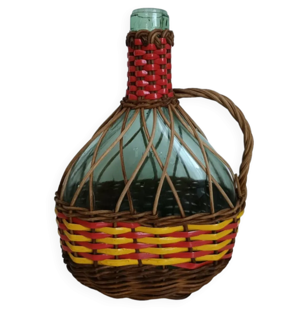 Dame Jeanne - Bonbonne en verre vintage