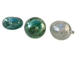 3 dame jeanne bouteille collection vert vintage