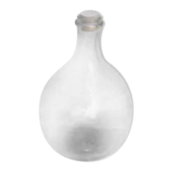 Dame jeanne en verre transparent