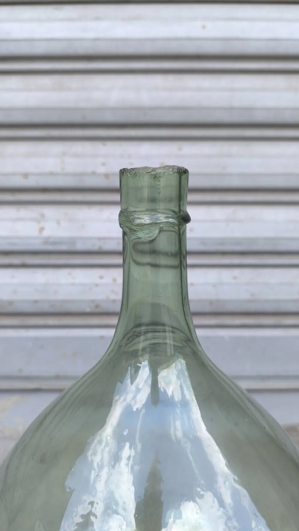 Dame jeanne 10 litres en verre soufflé