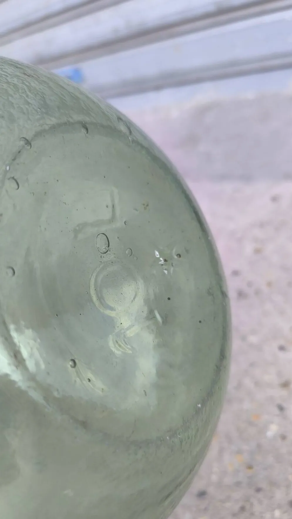Dame jeanne 10 litres en verre soufflé