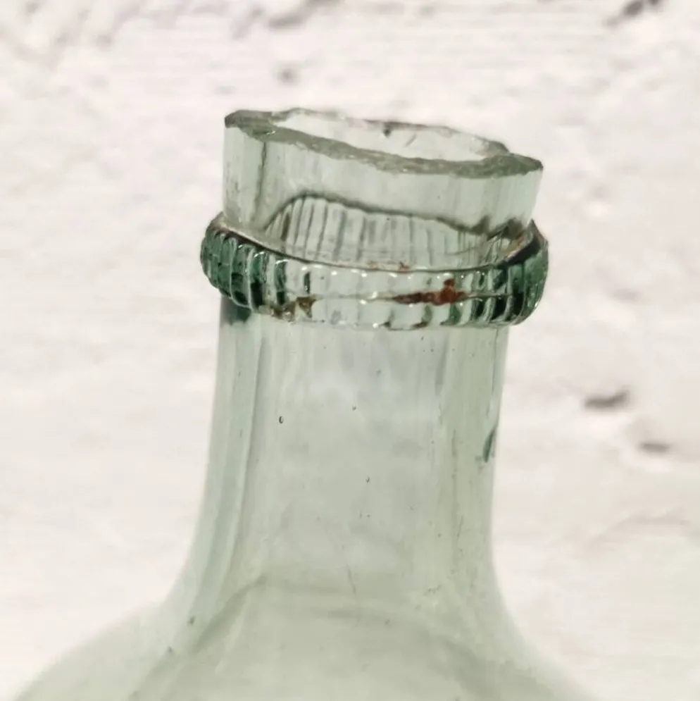 Dame-Jeanne transparente 10 litres en verre soufflé