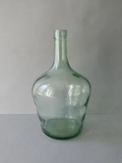 Damme-Jeanne en verre vert, Masip, vintage