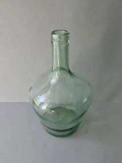 Damme-Jeanne en verre vert, Masip, vintage