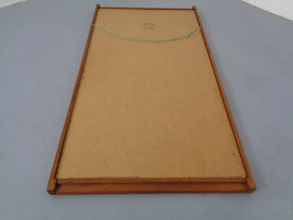 Danish No 196 Mirror in Teak by Aksel Kjersgaard, 1960s