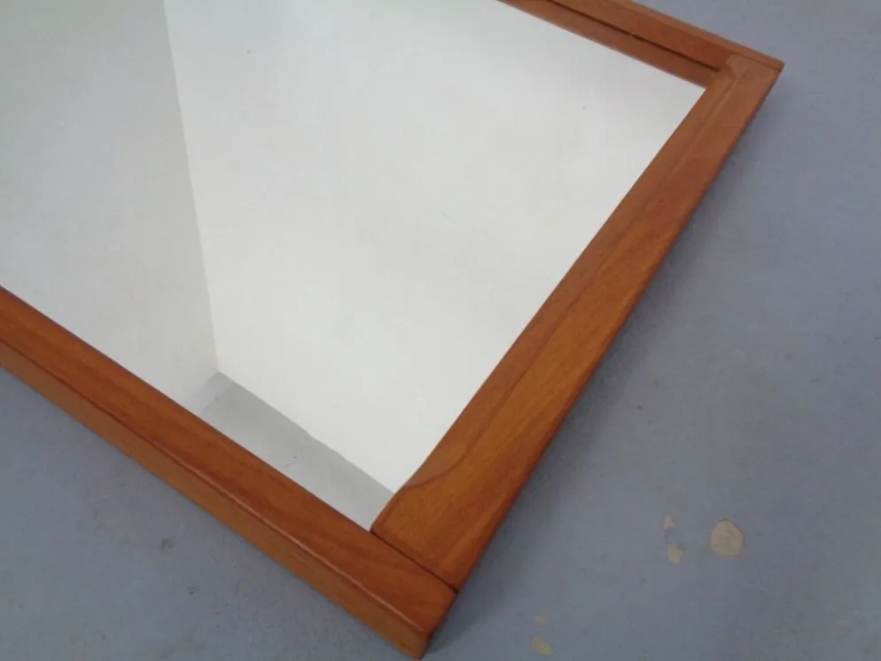 Danish No 196 Mirror in Teak by Aksel Kjersgaard, 1960s