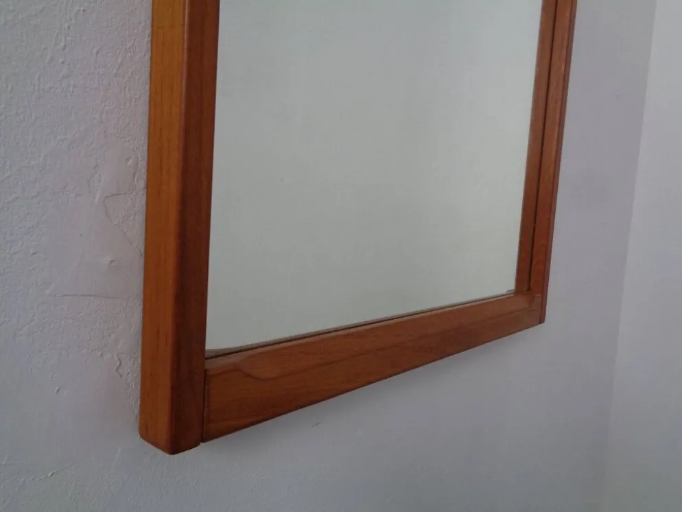Danish No 196 Mirror in Teak by Aksel Kjersgaard, 1960s
