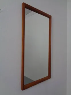 Danish No 196 Mirror in Teak by Aksel Kjersgaard, 1960s