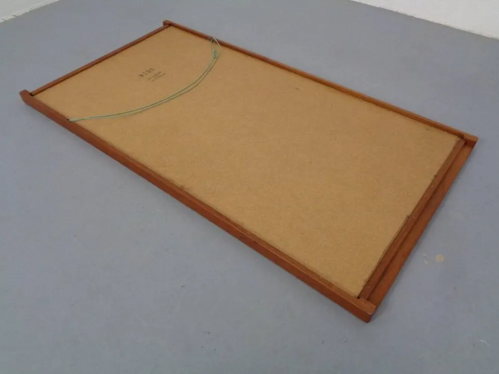 Danish No 196 Mirror in Teak by Aksel Kjersgaard, 1960s