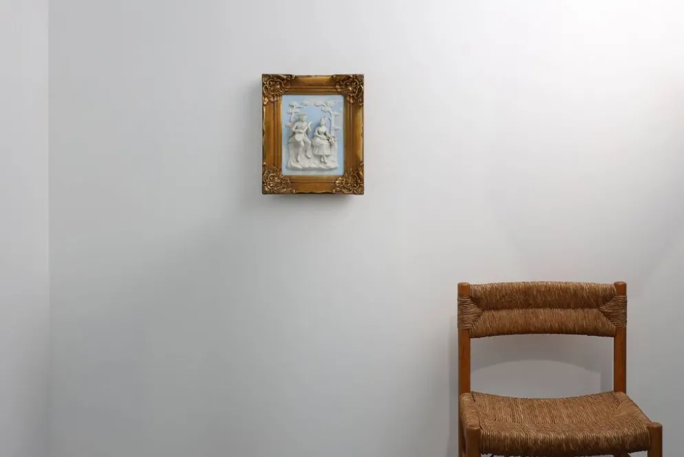 Décoration murale en porcelaine de style baroque par Alt Meissen, Allemagne, années 1950