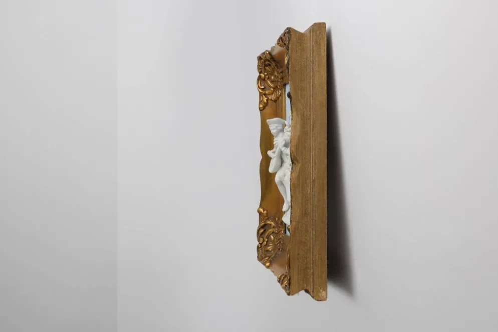 Décoration murale en porcelaine de style baroque par Alt Meissen, Allemagne, années 1950