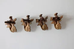 4 Décors de meuble ancien, ornement pour guéridon, fourniture pour meuble