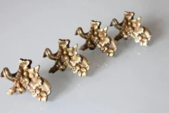 4 Décors de meuble ancien, ornement pour guéridon, fourniture pour meuble