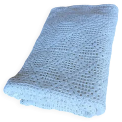 Dessus de lit ancien en crochet fait main