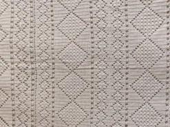 Dessus de lit en coton blanc , jeté de lit en crochet