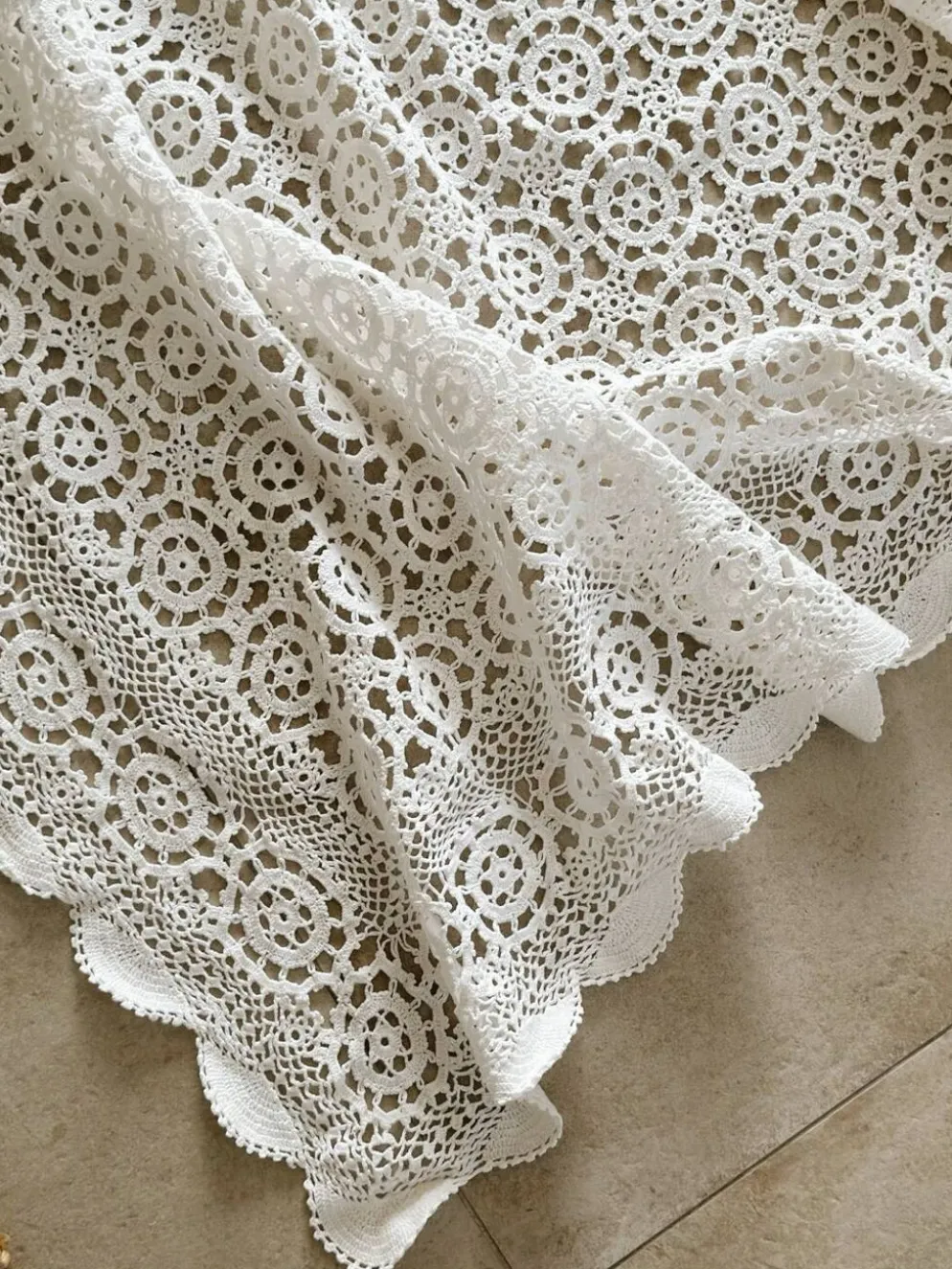 Dessus de lit en crochet